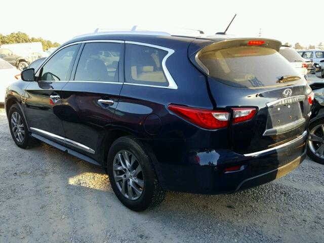 5N1AL0MN7FC544127 - 2015 INFINITI QX60 BLUE photo 3