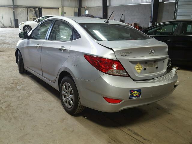 KMHCT4AE5CU150992 - 2012 HYUNDAI ACCENT GLS SILVER photo 3