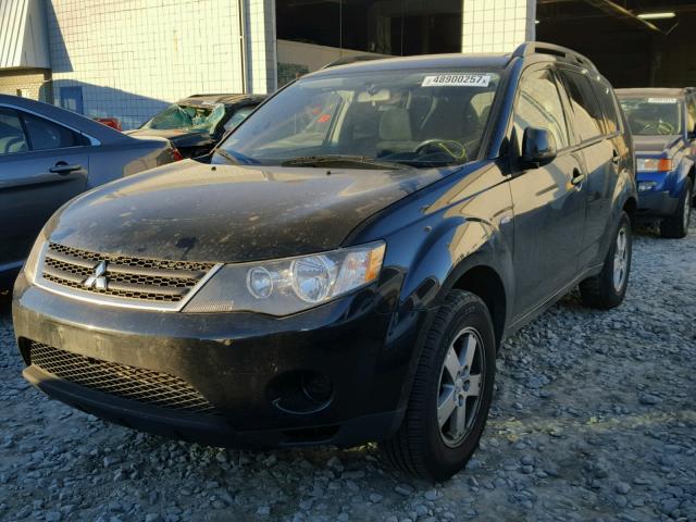 JA4MS31X77U012541 - 2007 MITSUBISHI OUTLANDER BLACK photo 2