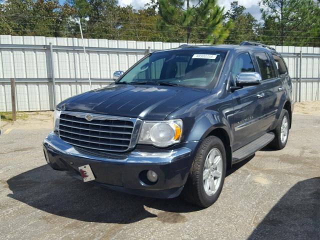 1A8HX58N28F107306 - 2008 CHRYSLER ASPEN LIMI BLUE photo 2