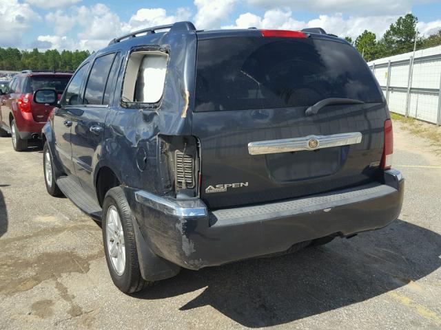 1A8HX58N28F107306 - 2008 CHRYSLER ASPEN LIMI BLUE photo 3