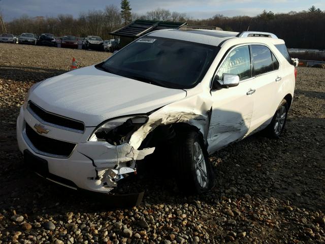 2CNFLNEC5B6293658 - 2011 CHEVROLET EQUINOX LT WHITE photo 2