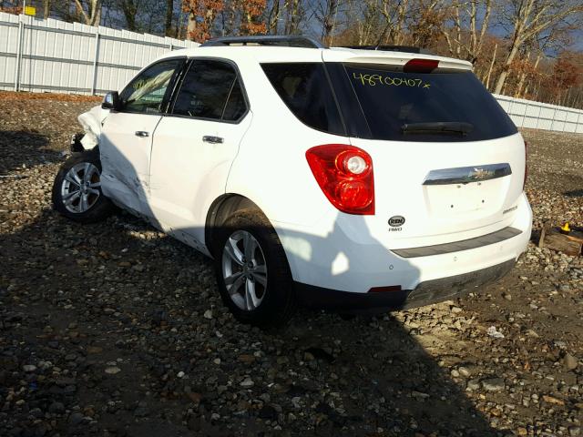 2CNFLNEC5B6293658 - 2011 CHEVROLET EQUINOX LT WHITE photo 3