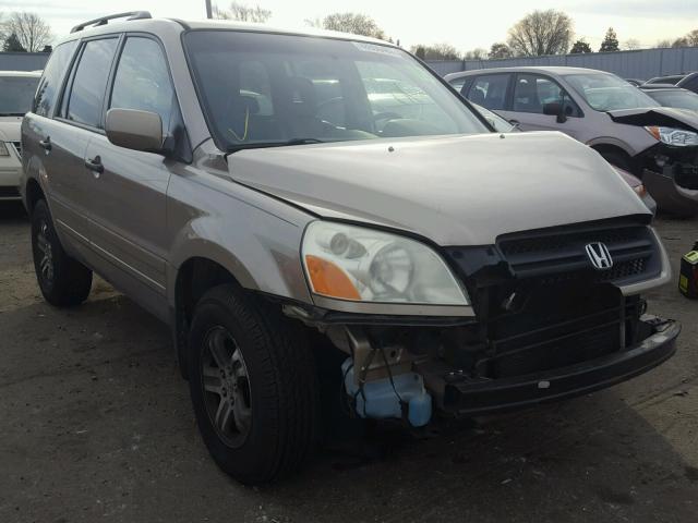 5FNYF18645B023516 - 2005 HONDA PILOT EXL GOLD photo 1