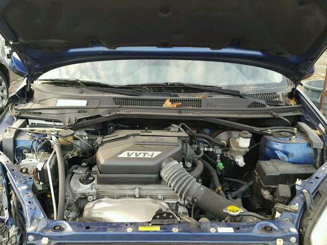 JTEGD20V050047820 - 2005 TOYOTA RAV4 BLUE photo 7