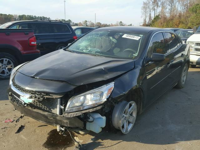 1G11B5SL2EF252882 - 2014 CHEVROLET MALIBU LS შავი ფოტო 2