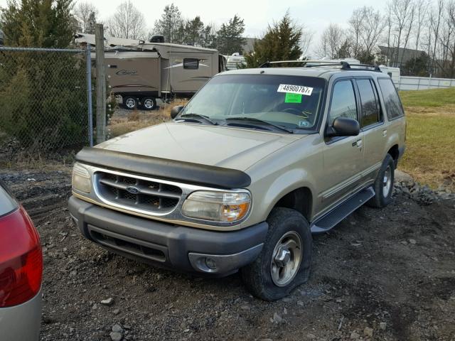 1FMZU73X9YZC37859 - 2000 FORD EXPLORER X BEIGE photo 2