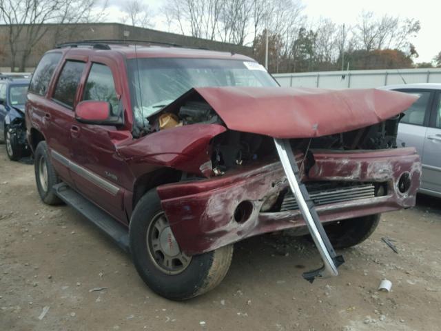 1GKEK13Z22R213566 - 2002 GMC YUKON RED photo 1