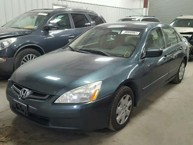 3HGCM56324G702193 - 2004 HONDA ACCORD LX GREEN photo 2