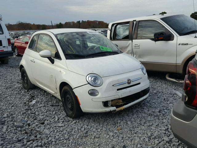 3C3CFFAR8ET207892 - 2014 FIAT 500 POP WHITE photo 1