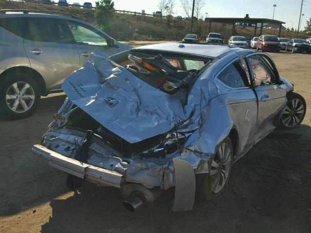 1HGCS1B86BA001345 - 2011 HONDA ACCORD EXL SILVER photo 4