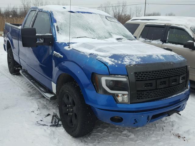 1FTFX1CF7DKD92836 - 2013 FORD F150 SUPER BLUE photo 1