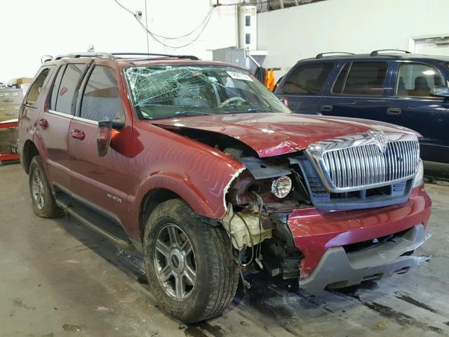 5LMEU68H03ZJ48598 - 2003 LINCOLN AVIATOR RED photo 1