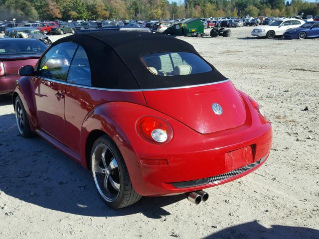3VWRF31Y66M313312 - 2006 VOLKSWAGEN NEW BEETLE Qırmızı foto 3