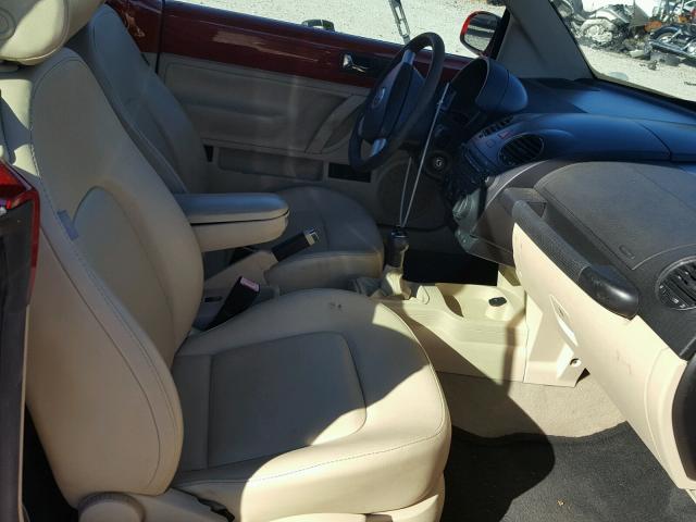 3VWRF31Y66M313312 - 2006 VOLKSWAGEN NEW BEETLE Qırmızı foto 5