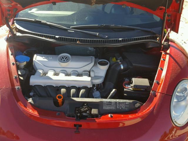 3VWRF31Y66M313312 - 2006 VOLKSWAGEN NEW BEETLE Qırmızı foto 7