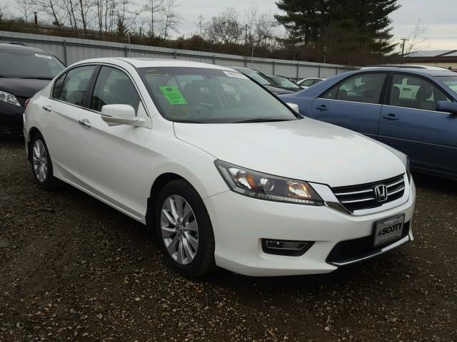 1HGCR2F70DA027722 - 2013 HONDA ACCORD EX WHITE photo 1