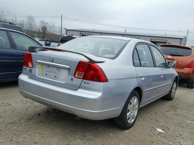 2HGES26732H557274 - 2002 HONDA CIVIC EX SILVER photo 4