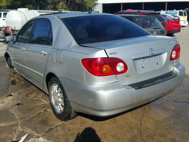 1NXBR32E84Z279460 - 2004 TOYOTA COROLLA CE SILVER photo 3