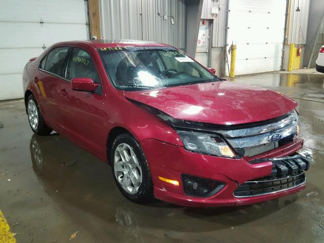 3FAHP0HA6BR328088 - 2011 FORD FUSION SE RED photo 1