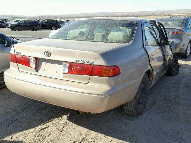 JT2BG22K010576048 - 2001 TOYOTA CAMRY CE GOLD photo 4