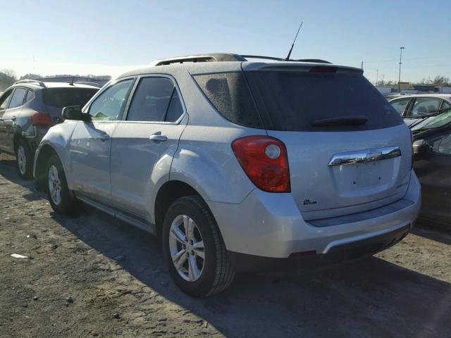 2CNALDEC5B6387706 - 2011 CHEVROLET EQUINOX LT SILVER photo 3