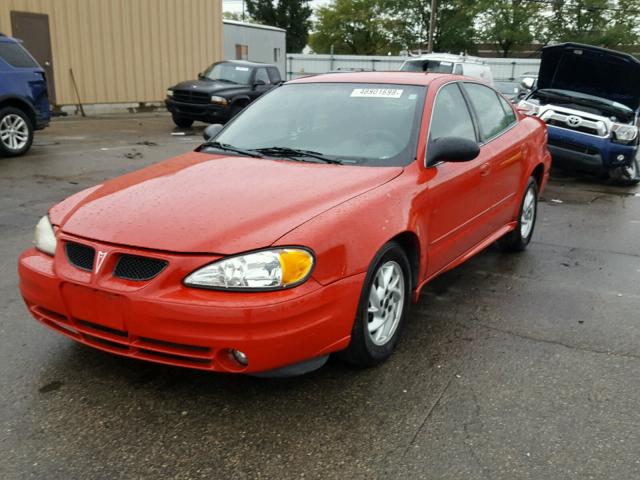 1G2NE52F44M520825 - 2004 PONTIAC GRAND AM S წითელი ფოტო 2