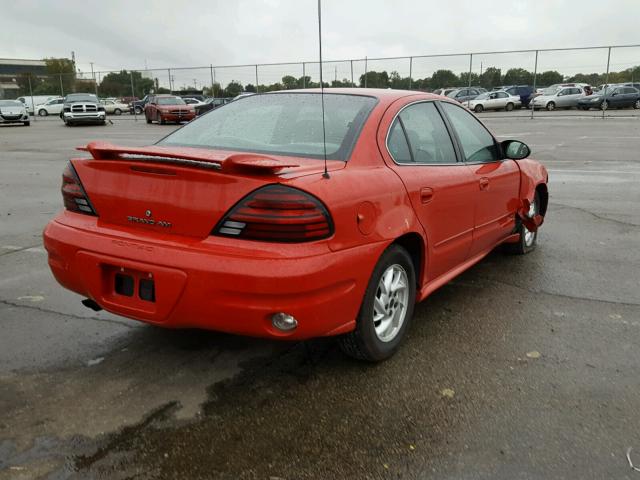 1G2NE52F44M520825 - 2004 PONTIAC GRAND AM S წითელი ფოტო 4