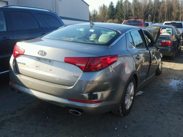 5XXGM4A76CG026711 - 2012 KIA OPTIMA LX SILVER photo 4