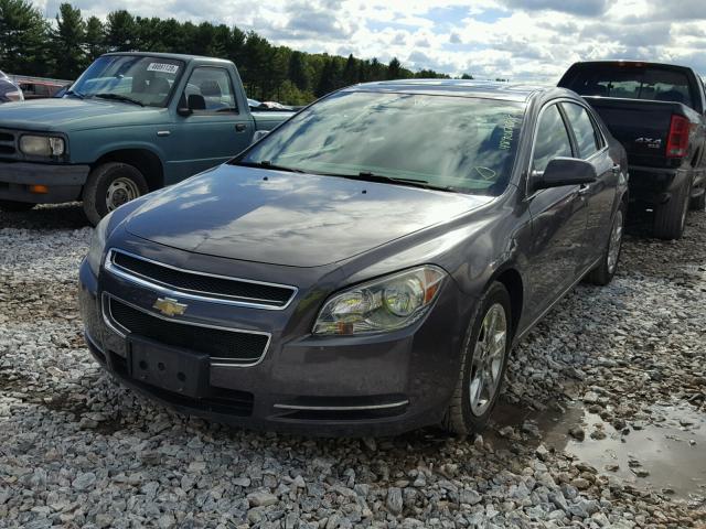 1G1ZC5EB6A4147836 - 2010 CHEVROLET MALIBU 1LT CHARCOAL photo 2
