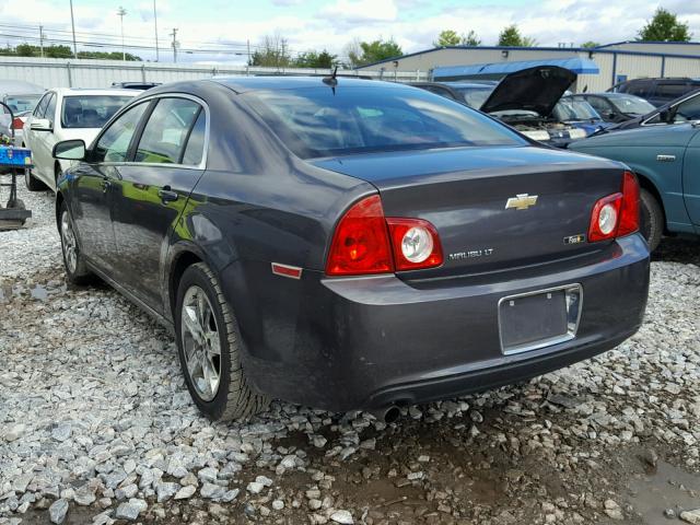 1G1ZC5EB6A4147836 - 2010 CHEVROLET MALIBU 1LT CHARCOAL photo 3