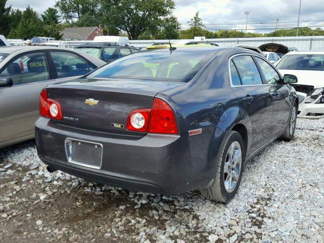 1G1ZC5EB6A4147836 - 2010 CHEVROLET MALIBU 1LT CHARCOAL photo 4