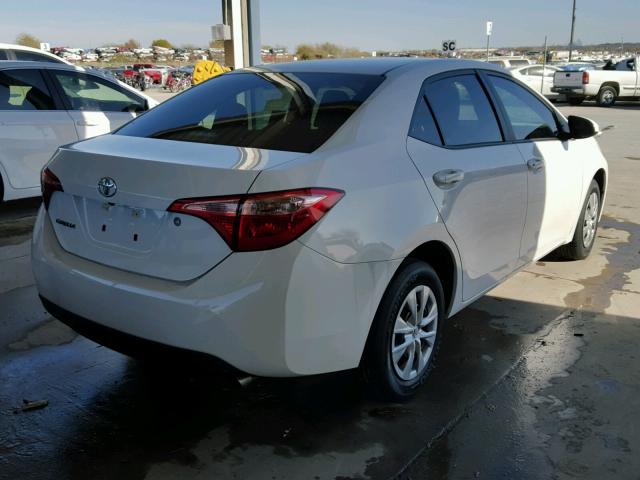 5YFBURHE5HP664877 - 2017 TOYOTA COROLLA L WHITE photo 4