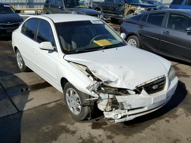 KMHDN46D86U360635 - 2006 HYUNDAI ELANTRA GL WHITE photo 1