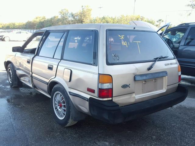 JT2AE92W0J3107831 - 1988 TOYOTA COROLLA DL BEIGE photo 3