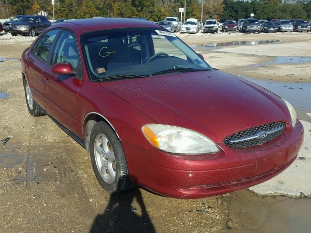 1FAFP53U43A243901 - 2003 FORD TAURUS SE MAROON photo 1