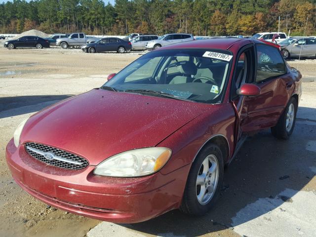 1FAFP53U43A243901 - 2003 FORD TAURUS SE MAROON photo 2