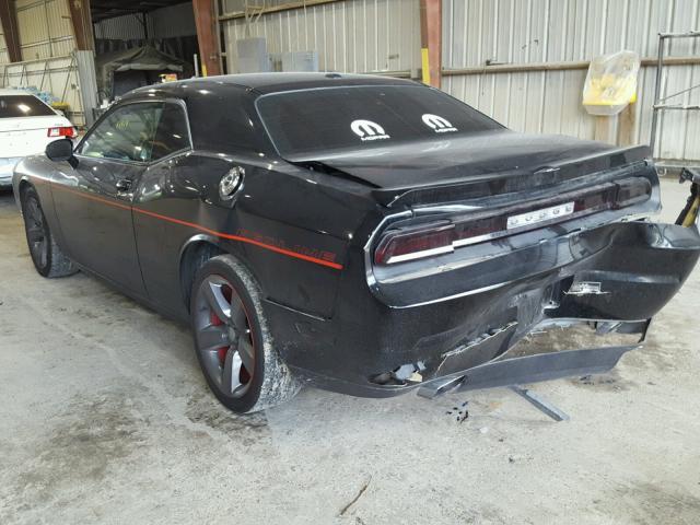 2C3CDYBT7DH684395 - 2013 DODGE CHALLENGER BLACK photo 3