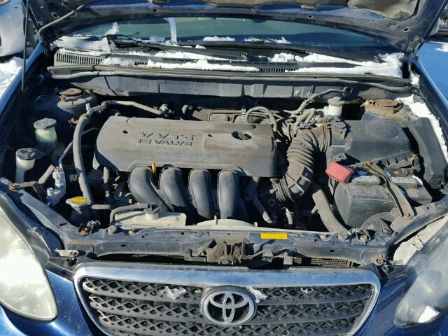 2T1BR32E88C922624 - 2008 TOYOTA COROLLA CE BLUE photo 7