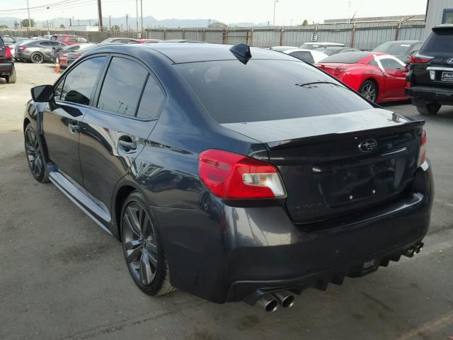 JF1VA1E61G9812313 - 2016 SUBARU WRX PREMIU CHARCOAL photo 3