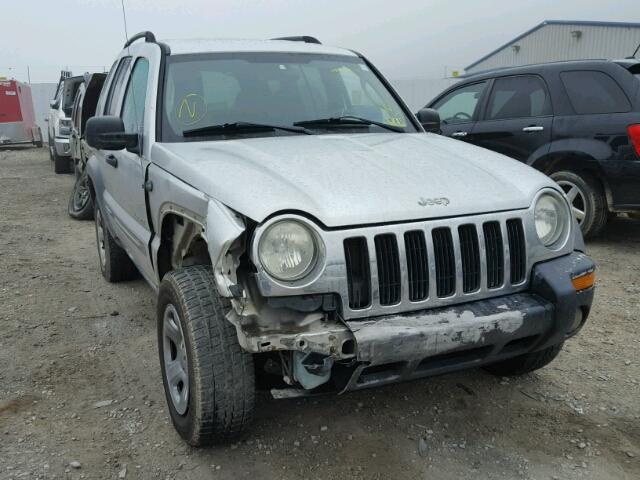 1J4GL48K64W100524 - 2004 JEEP LIBERTY SP SILVER photo 1