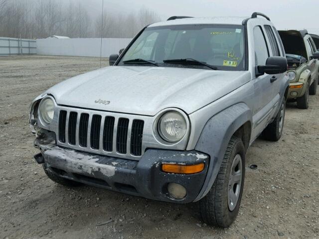 1J4GL48K64W100524 - 2004 JEEP LIBERTY SP SILVER photo 2