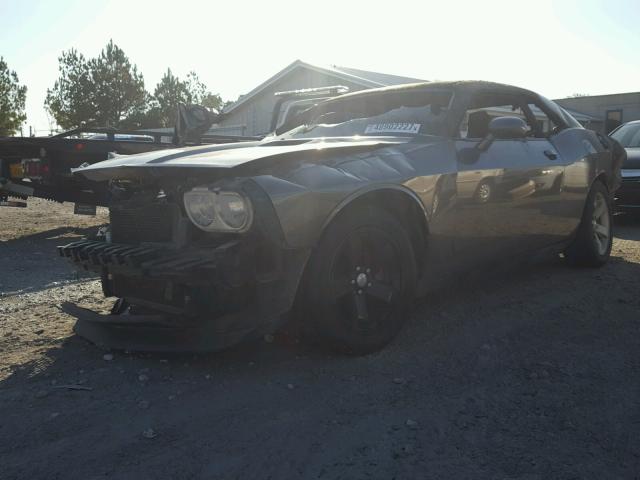 2C3CDYAG9CH222164 - 2012 DODGE CHALLENGER GRAY photo 2