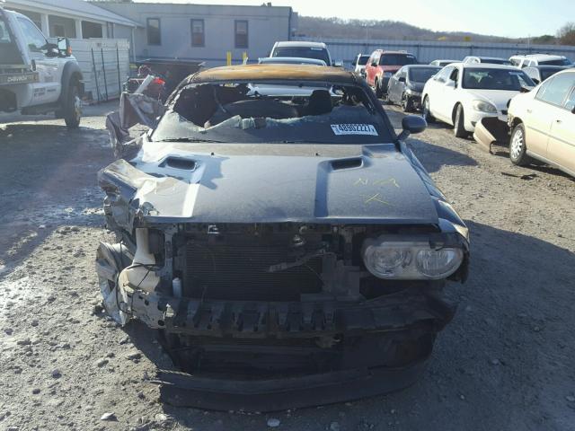 2C3CDYAG9CH222164 - 2012 DODGE CHALLENGER GRAY photo 9