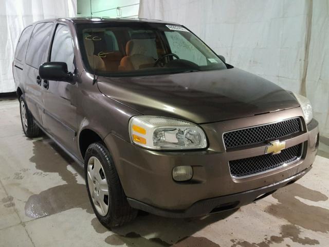 1GNDV23W48D161297 - 2008 CHEVROLET UPLANDER L BROWN photo 1