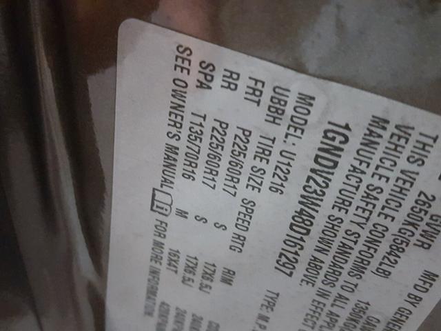 1GNDV23W48D161297 - 2008 CHEVROLET UPLANDER L BROWN photo 10