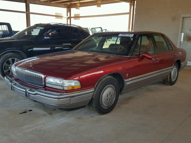 1G4CU5213TH636207 - 1996 BUICK PARK AVENU RED photo 2