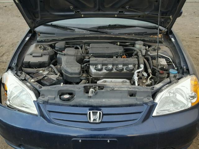 2HGES25783H622834 - 2003 HONDA CIVIC EX Mavi foto 7
