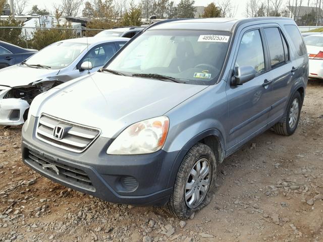 SHSRD78896U445435 - 2006 HONDA CR-V EX GRAY photo 2