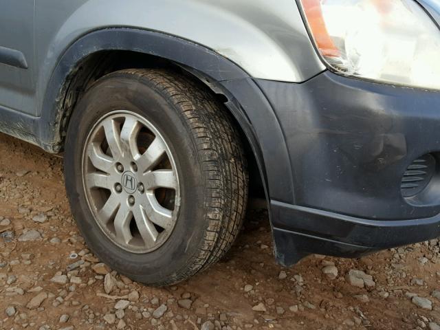 SHSRD78896U445435 - 2006 HONDA CR-V EX GRAY photo 9